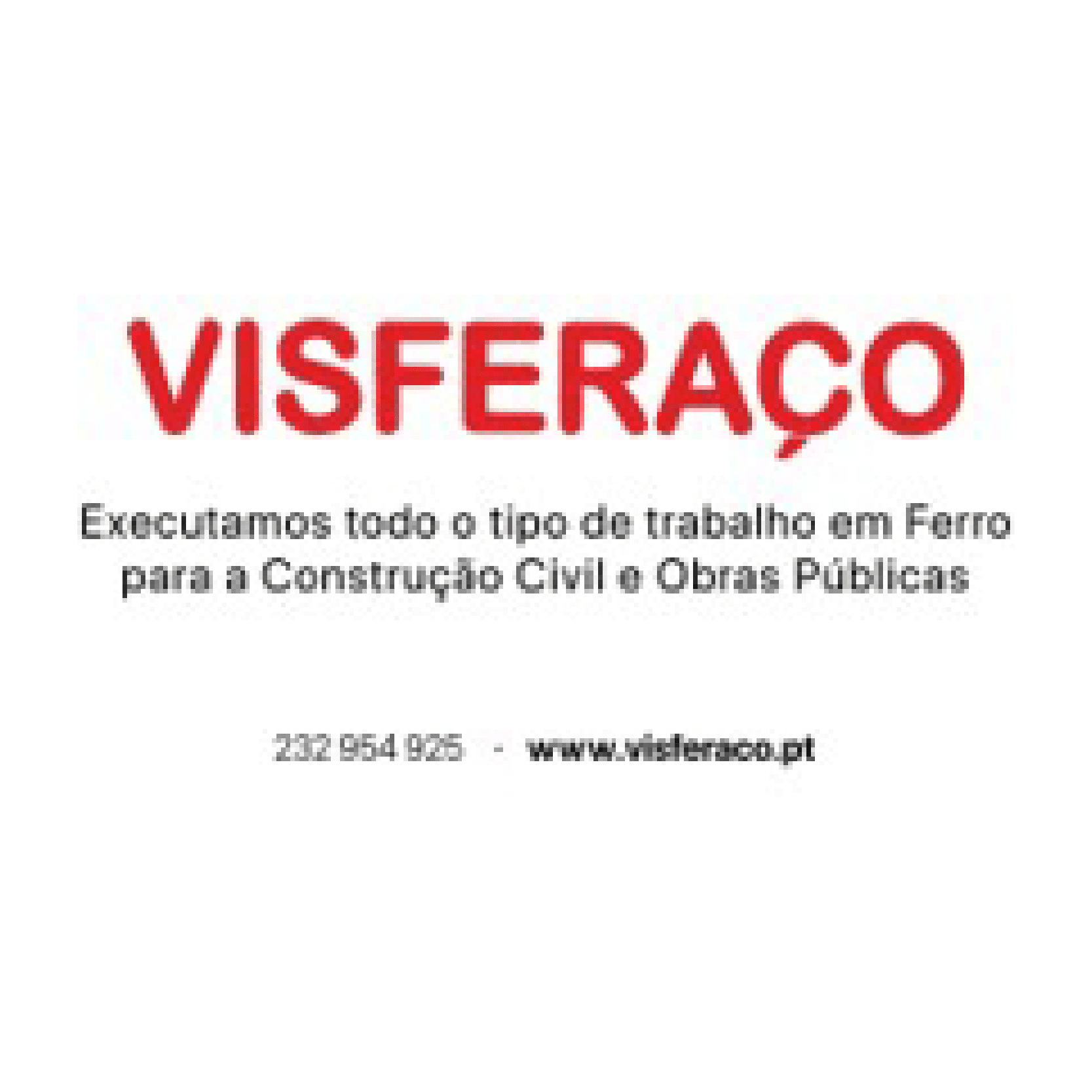 Logótipo VISFERAÇO - FABRICAÇÃO - COMÉRCIO E ESTRUTURAS EM FERRO E AÇO, LDA